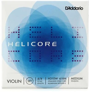 D'Addario H310W 4/4M Helicore Violin String Set - 4/4 Size with Aluminum-wound E - Picture 1 of 3