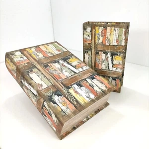 Buchbox Schmuckschatulle Objektbox Geschenkidee Library - Bild 1 von 15