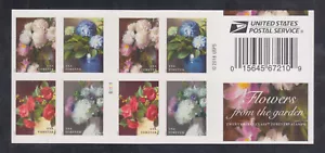 US Stamp #5237-40 Flowers Booklet, Miscut, Imperf Between Outer Margins XF NH - Picture 1 of 2