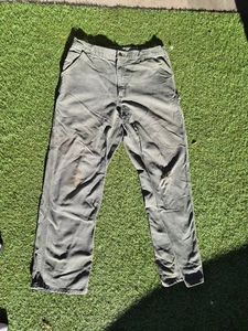 Carhartt Vintage Carpenter Jeans 36x34 Faded Work - Picture 1 of 12