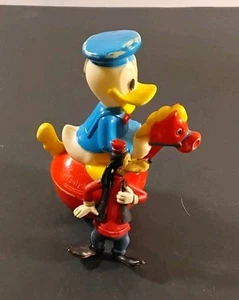 Vintage Disney Donald Duck Weeble Baby Toy Gabriel With Goofy Figurine - Picture 1 of 8
