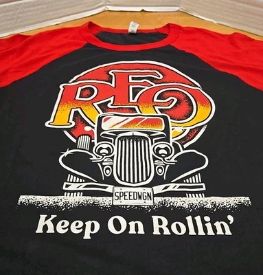 REO Speedwagon North American Tour 2024 Doble Cara Adulto L Old School Rock Años 80 Foto 1 de 4