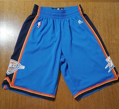 ADIDAS SHORTS NBA BASKETBALL OKLAHOMA CITY THUNDER  S SIZE USA UNITED STATES  - Image 1 of 4