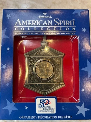 Елочное украшение Hallmark Keepsake коллекция American Spirit четверть доллара Мэриленд - Изображение 1 из 2