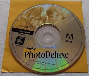 ⭐️ Adobe Photo Deluxe Vintage For Windows PC / Macintosh CD-ROM 1997 Version 2.0 - Picture 1 of 1