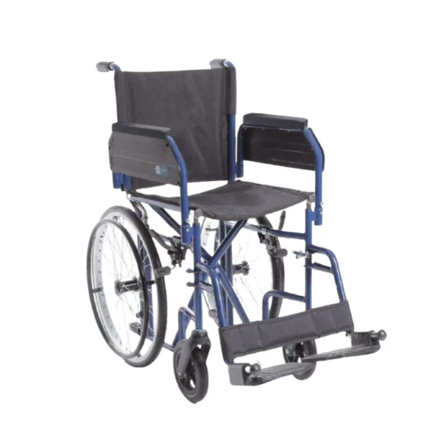 Moretti Sedia a Rotelle Pieghevole Ingombro Ridotto Passaggi Stretti 51 cm