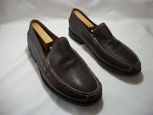 COLE HAAN BRAUNE LEDER HALBSCHUHE SLIPPER GRÖSSE 11,5 M - Bild 1 von 8