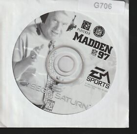 Madden 97 Sega Saturn Video Game No Case Disc Only