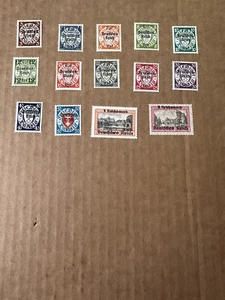 DANZIG Scott 241-254, MINT Light HINGED, Stamps - Picture 1 of 6