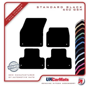 Fits Range Rover Evoque L538 holes 2013-2018 Hitech Black Tailored Car Mats - Picture 1 of 18