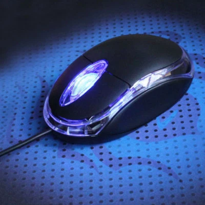 Ottico USB Mouse LED giochi PC Computer filo Portatile ECONOMICO LUCE yi - Immagine 1 di 4