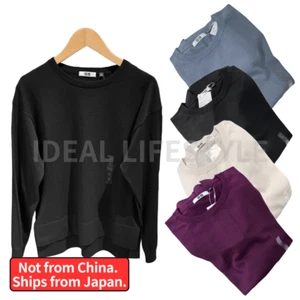 Suéter UNIQLO U Cuello Redondo S-XXL Gris/Negro/Beige/Púrpura Mujer 476955 Nuevo con Etiquetas - Imagen 1 de 19