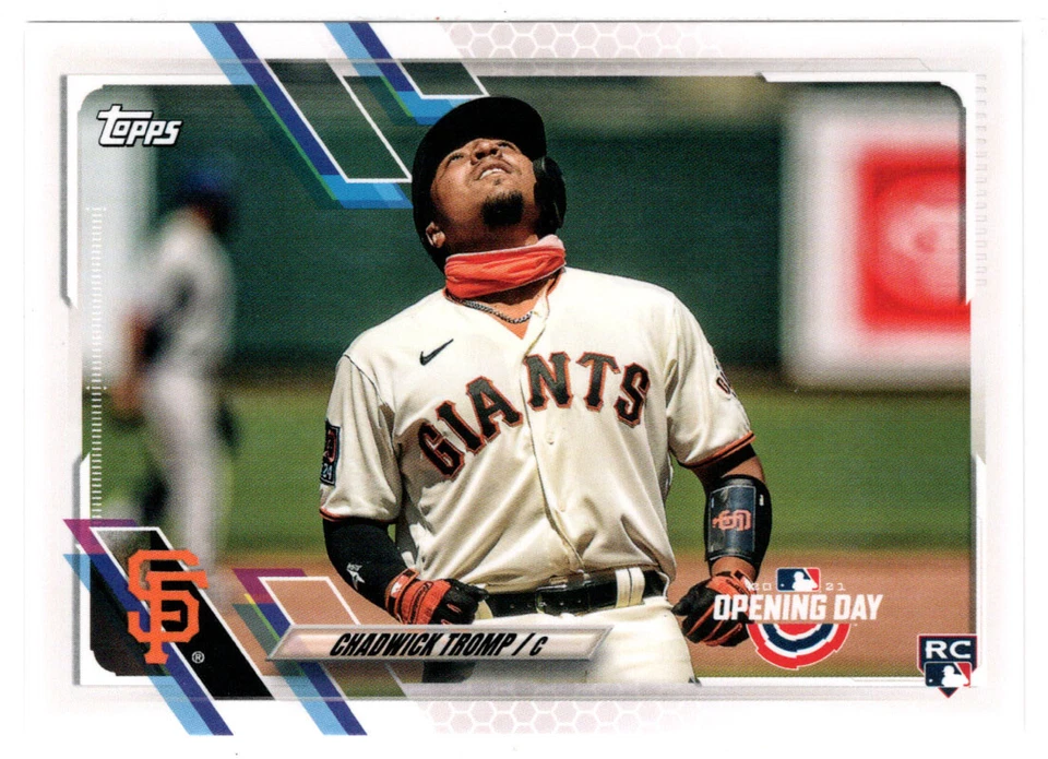 Chadwick Tromp RC - San Francisco - 2021 Topps Opening Day Baseball # 210 Mint - Image 1 of 1