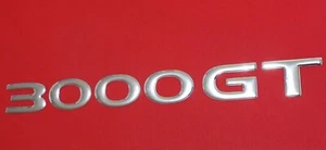 Nuevo emblema parachoques trasero mitsubishi 3000GT 1991-1992-1993-cromo - Imagen 1 de 2