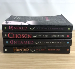 A House Of Night Series Books 1 3 4 5 P. C. Cast Paperback Lot of 4 - Picture 1 of 6