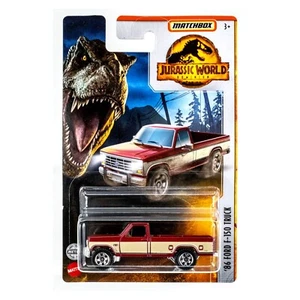 Matchbox Jurassic World '86 Ford F-150 Truck Modellino Auto Pickup Camion - Imagen 1 de 2