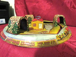 Vintage MARX Honeymoon Express Blechspielzeug zum Aufziehen, frühe Version - Bild 1 von 3