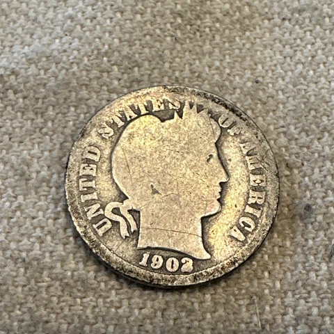 1902 O Barber Dime Cover