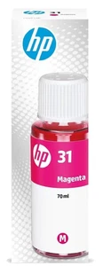 HP Original 31 - 70ml butelka z atramentem, purpurowa, pojedyncze opakowanie, 8000 stron wydrukowanych lub powyżej T - Zdjęcie 1 z 6