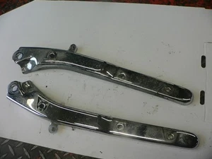 99 Honda Shadow Ace Tourer VT1100T Pair of Rear Chrome Bracket - Picture 1 of 1