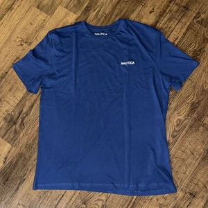 Nautica Herren solides Rundhals Kurzarm Tasche T-Shirt Größe 3XL - Bild 1 von 3