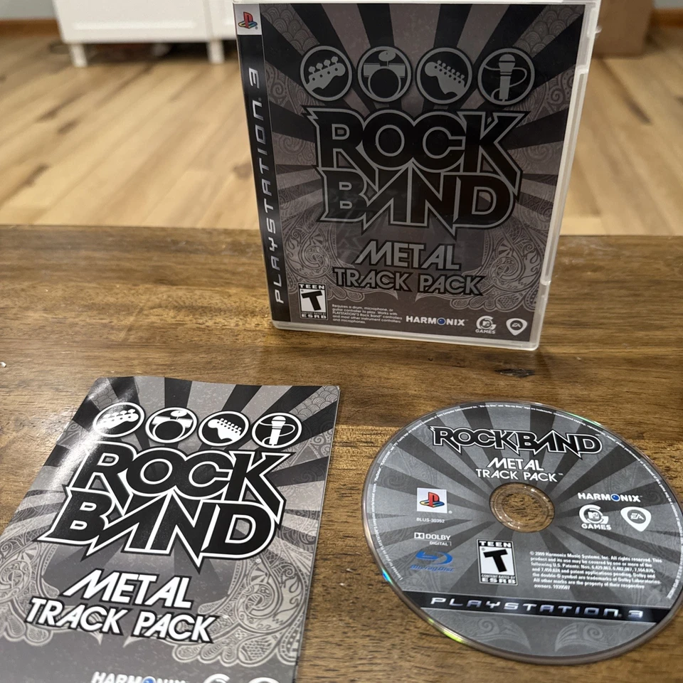 Rock Band: Metal Track Pack (Sony PlayStation 3, 2009). Tested. Near Mint - Image 1 of 1