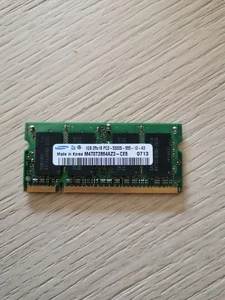 MEMOIRE RAM  1GB   SAMSUNG   SO-DIMM PC2 - 5300S- 555-12-A3 - Picture 1 of 2