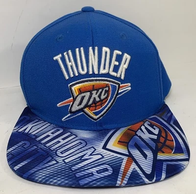 Adidas OKC Oklahoma City Thunder NBA Adult Snapback Cap Hat - FAST SHIPPING! - Image 1 of 4