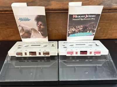 🔥 Michael Jackson 2 Tape Cassette Lot – Farewell My Summer Love & The Best of - Image 1 of 4