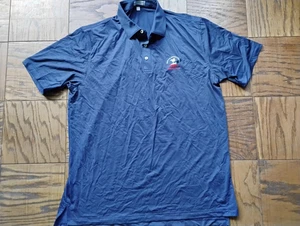 peter millar summer comfort mens navy blue polo 78th u.s. womens open - Picture 1 of 5
