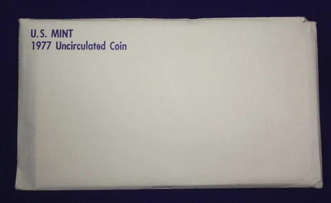 1977 UNCIRCULATED Genuine U.S. MINT SETS ISSUED BY U.S. MINT Cover