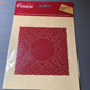 Ornare Pricking Stencil Cornice Centrino Rosso Olanda - Foto 1 di 2