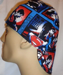 Superman vs Batman rd Custom Made Construction, Welder, Pipe-fitter, Biker Hat - Picture 1 of 3