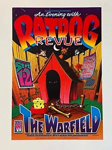 Poster Ratdog at the Warfield BGF#127 Bill Graham nuova serie Fillmore settembre 1995 - Foto 1 di 1