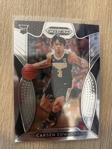2019-20 Panini Prizm Draft Picks Base #98 Carsen Edwards RC Rookie Purdue Univ