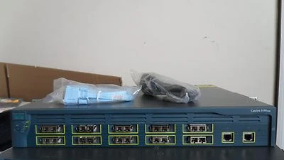 CISCO WS-C3550-12G 12 Port w/10x GBIC Gigabit ipservices Layer 3 Switch 3550-12G - Image 1 of 4