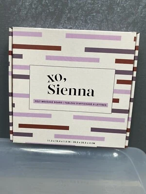 XO, Sienna Felt Message Board 189 Letters etc, 11.2" x 10.4" - Image 1 of 4