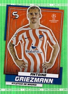 2022-23 Topps UEFA Superstars 63 Antoine Griezmann verde poco común - Imagen 1 de 2