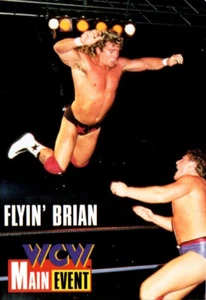 1995 Cardz WCW Main Event Wrestling Card #22 Flyin' Brian Pillman - Picture 1 of 2