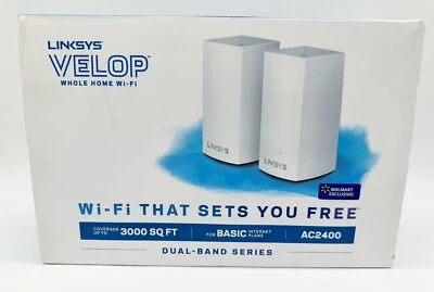New In Box Sealed Linksys Velop  AC2400 Home WI-Fi Up To 3000 SQ FT Coverage - Image 1 of 4