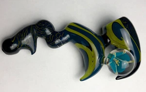 California Made Sherlock Pipe with Flower Marble "Vintage" made in 2004 - Picture 1 of 10