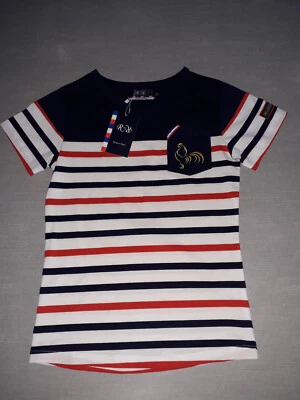 RELIGION RUGBY -  Tshirt Marinière femme  - Taille XS - Neuf avec étiquette - Photo 1/4