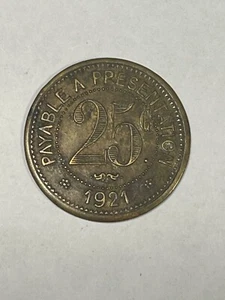 Marca a números desde presentación 25ctm 1921 Establecimientos Ossart (10-28) - Imagen 1 de 4