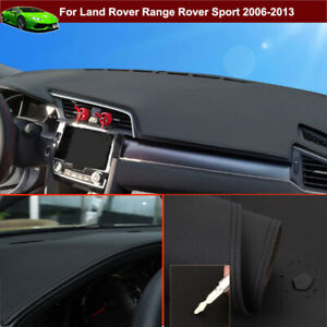 Dashboard Dashmat Cover Pad Leather For 2006-2013 Land Rover Range Rover Sport