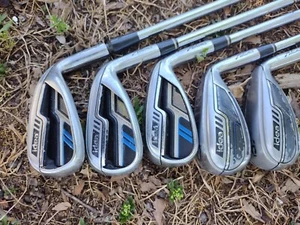 Adams IDEA Hybrid Iron Set 6-7-8-9 & P Wedge True Temper Dynalite 85g R Flex - Picture 1 of 19