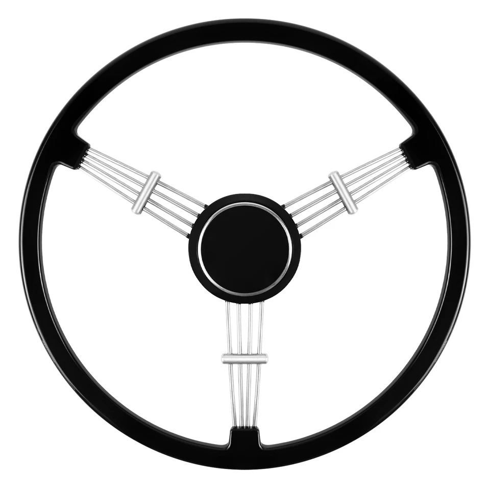 Черный руль в стиле банджо LOSCHEN для Porsche 356 Pre-A B C 1950 - 1965 годов выпуска - Изображение 1 из 4