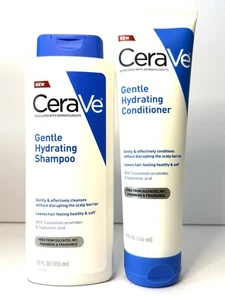 CeraVe Gentle Hydrating Shampoo(12oz) + Conditioner (9oz) 2 pack Exp:08/2026 - Picture 1 of 5