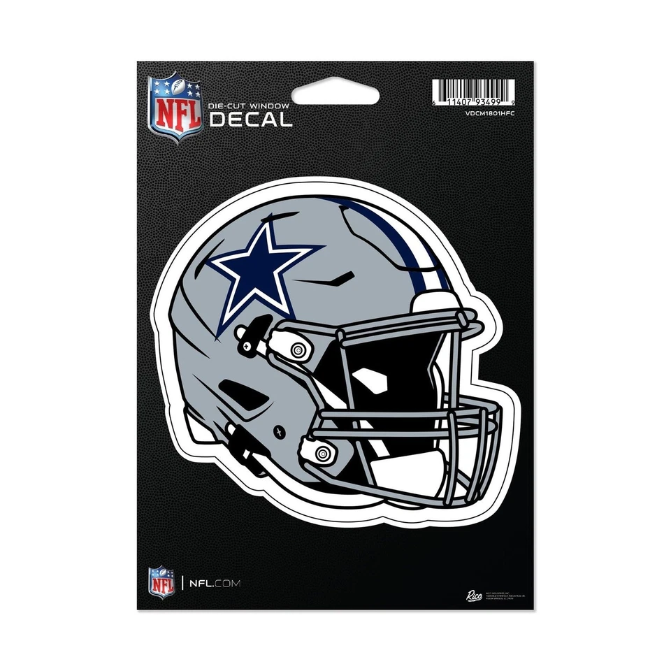 Dallas Cowboys Diseño Casco 5 Pulgadas Vinilo Troquelado Calcomanía Adhesiva, Completa... Foto 1 de 1
