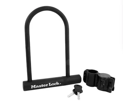 Master Lock Keyed U-Lock Bike Security 7-1/4 In. X 8 In. Tough Cut Steel Shackle - Image 1 of 2