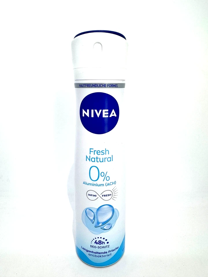 Nivea FRESH NATURAL 0% Aluminum deodorant spray 150ml  FREE SHIPPING - Image 1 of 1